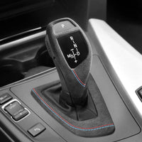 BMW F30 / F32 / F34 / F36 Alcantara / Carbon Fiber Leather Gear Shifter Interior Trim