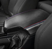 Aftermarket F30 / F32 / F34 / F36 Alcantara / Carbon Fiber Leather Armrest Interior Trim – BMW Compatible