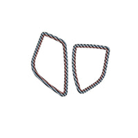 BMW F30 / F32 / F34 / F36 Alcantara / Carbon Fiber Leather Dashboard Vent Interior Trim