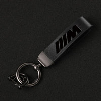 Aftermarket Carbon Fiber F10 / F22 / F30 / F32 / G42 Leather M Keychain – Fits BMW G20, G22, G42