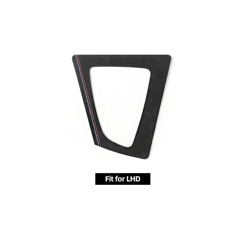 BMW F30 / F32 / F34 / F36 Alcantara / Carbon Fiber Leather Gearbox Interior Trim