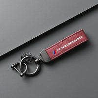 BMW F10 / F22 / F30 / F32 / G20 / G22 / G42 Suede & Leather M Performance Keychain