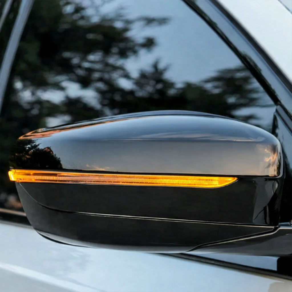 Aftermarket Carbon Fiber ABS Plastic Style Mirror Caps for G Chassis – BMW Compatible