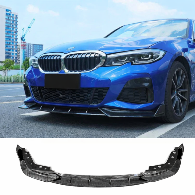 BMW G20 / G28 Fd Style Carbon Fiber Look ABS Plastic Front Lip