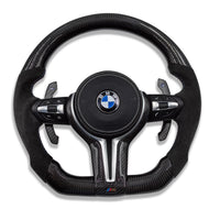 Aftermarket Custom Led Carbon Fiber Steering Wheel for F Chassis – BMW Compatible
