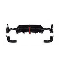 Aftermarket Carbon Fiber G20 ABS M Style 3 Piece Diffuser with Led – Fits BMW G20